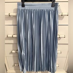 Studio West Shimmering Blue Maxi Skirt